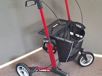Gemino rollator | model 30 comfort | kleur rood | maat l - afbeelding 3 van  10