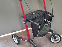 Gemino rollator | model 30 comfort | kleur rood | maat l - afbeelding 4 van  10