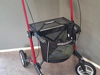Gemino rollator | model 30 comfort | kleur rood | maat l - afbeelding 5 van  10