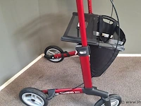 Gemino rollator | model 30 comfort | kleur rood | maat l - afbeelding 6 van  10