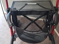 Gemino rollator | model 30 comfort | kleur rood | maat l - afbeelding 10 van  10