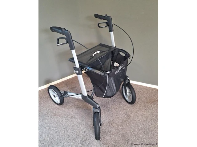 Gemino rollator | model 30 comfort | kleur zwart | maat l - afbeelding 3 van  10