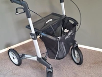 Gemino rollator | model 30 comfort | kleur zwart | maat l - afbeelding 3 van  10
