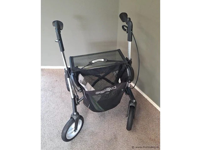 Gemino rollator | model 30 comfort | kleur zwart | maat l - afbeelding 5 van  10