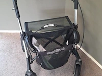 Gemino rollator | model 30 comfort | kleur zwart | maat l - afbeelding 5 van  10