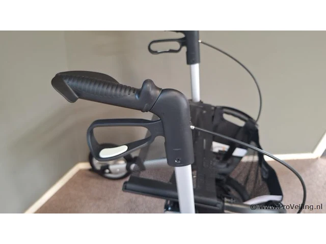 Gemino rollator | model 30 comfort | kleur zwart | maat l - afbeelding 6 van  10