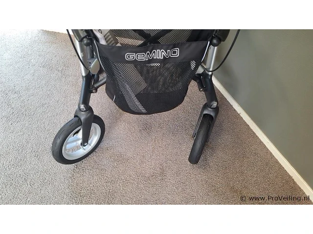 Gemino rollator | model 30 comfort | kleur zwart | maat l - afbeelding 10 van  10