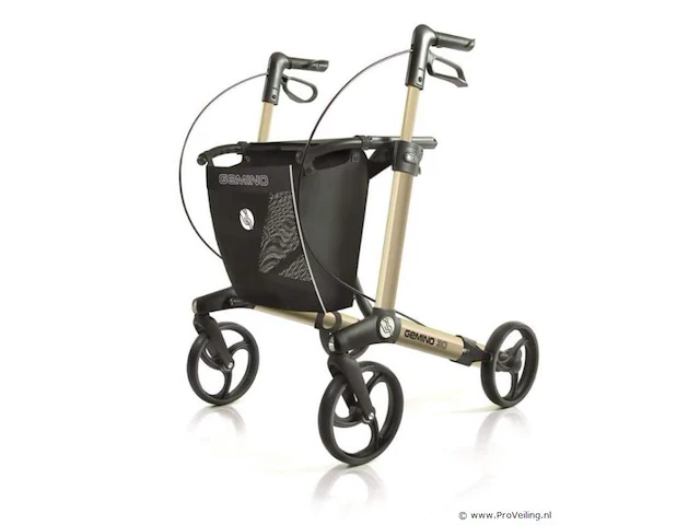 Gemino rollator | model 30 | kleur champagne | maat m - afbeelding 1 van  7