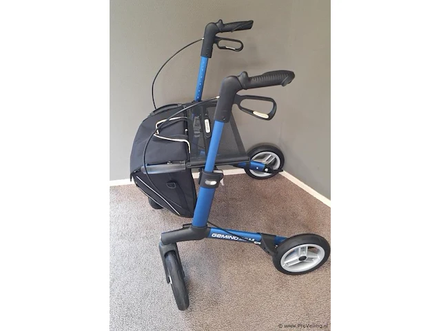 Gemino rollator | model 30m comfort | kleur blauw | maat m - afbeelding 2 van  10