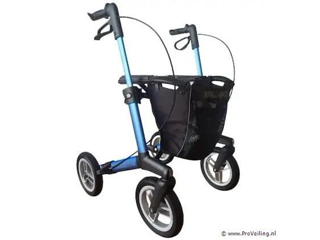 Gemino rollator | model 30m comfort | kleur blauw | maat m - afbeelding 1 van  10