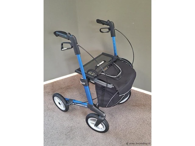 Gemino rollator | model 30m comfort | kleur blauw | maat m - afbeelding 3 van  10