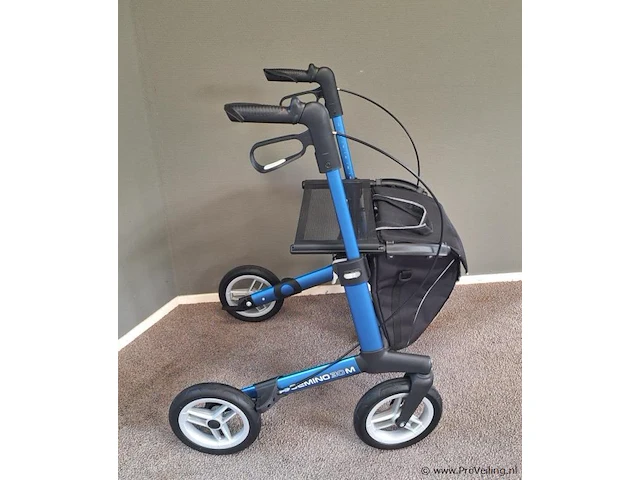 Gemino rollator | model 30m comfort | kleur blauw | maat m - afbeelding 4 van  10