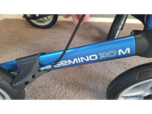 Gemino rollator | model 30m comfort | kleur blauw | maat m - afbeelding 10 van  10