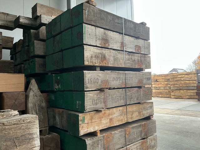 Gemixt hardhout 190x30x30 - lumber (48x) - afbeelding 8 van  16