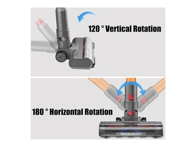 Gemotoriseerde borstel - compatibel met dyson v7 v8 v10 v11 v15 italdos - afbeelding 3 van  5