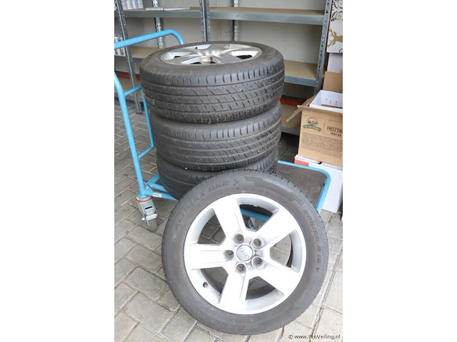 General autobanden type altimax one s met audi aluminium velgen - 4 stuks - afbeelding 1 van  7