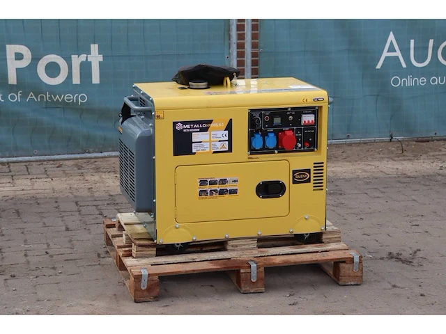 Generator metallo hp6500ln-3 diesel 5kva nieuw - afbeelding 1 van  1