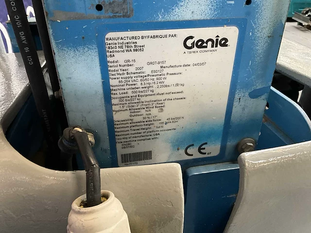 Genie - gr-15 - hoogwerker - afbeelding 19 van  19