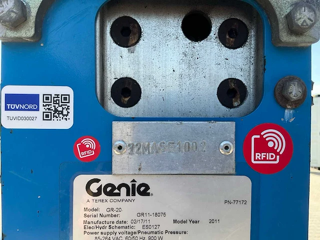 Genie gr-20 hoogwerker - afbeelding 7 van  16