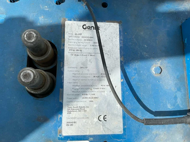 Genie gs-1532 hoogwerker - afbeelding 7 van  17