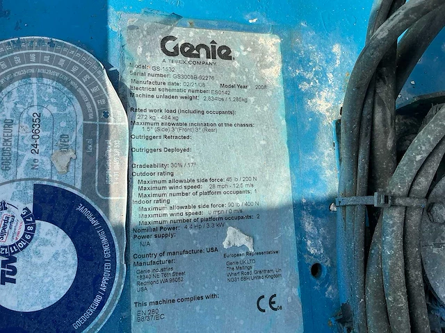 Genie gs-1532 schaarhoogwerker - afbeelding 8 van  18