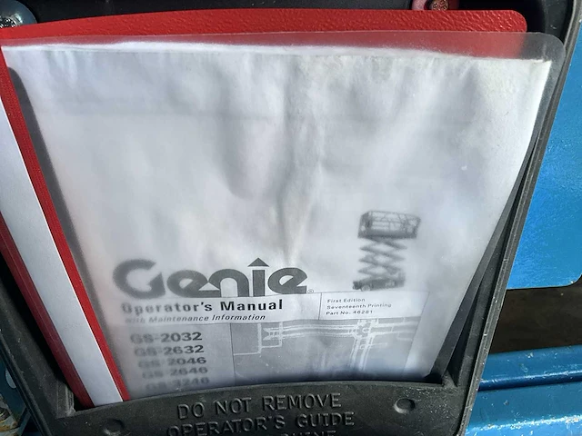 Genie gs-2032 hoogwerker - afbeelding 9 van  18