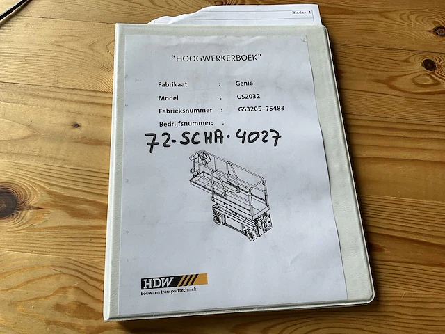Genie gs-2032 hoogwerker - afbeelding 6 van  15