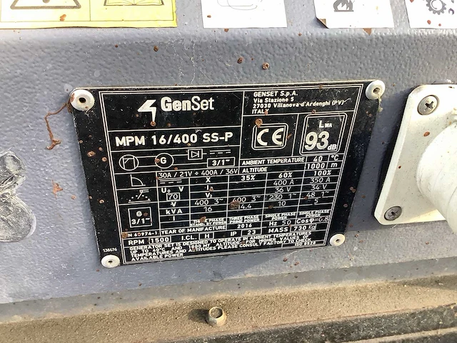 Genset - mpm 16/400 ss-p - lasaggregaat - afbeelding 14 van  14