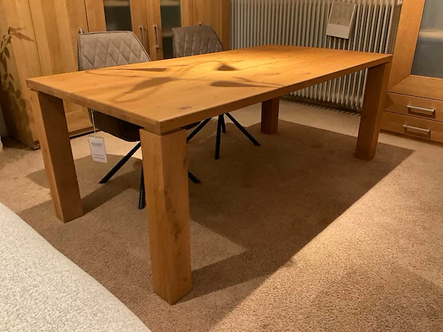 Gent eiken eetkamertafel - afbeelding 3 van  10