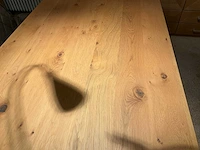 Gent eiken eetkamertafel - afbeelding 9 van  10