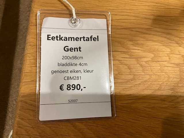Gent eiken eetkamertafel - afbeelding 10 van  10