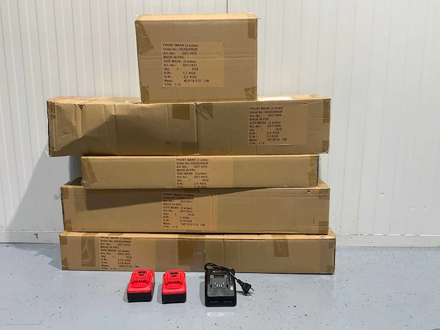 Geo - tuingereedschap op accu, 5 diverse apparaten, accu en lader - afbeelding 1 van  28