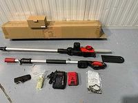 Geo - tuingereedschap op accu, 5 diverse apparaten, accu en lader - afbeelding 12 van  28