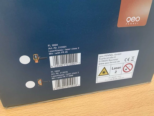 Geo-fennel fl 105h bouwlaser - afbeelding 6 van  7