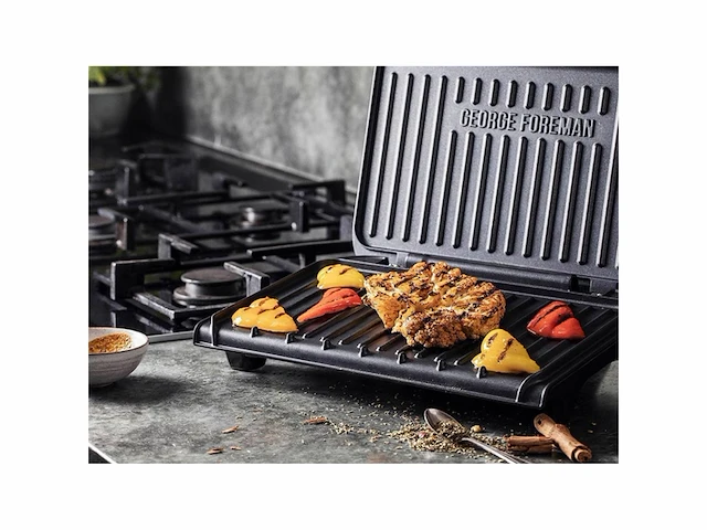 George foreman contactgrill fit grill medium 25810-56 zwart - afbeelding 3 van  3