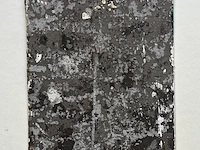 George heidweiler, schilderij gemengde techniek, abstracte compositie. gesigneerd aan de onderzijde , te dateren omstreeks 2005 - 2010 - afbeelding 3 van  3