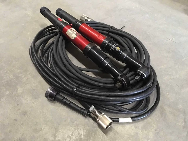 Georges renault 2 x elektrische hoekkop schroevendraaiers & controller - afbeelding 1 van  7