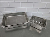 Geperforeerde rvs gastronormbak (3x) - afbeelding 2 van  3