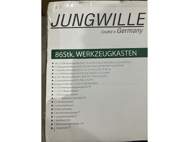 Gereedschap bak 86 delig, jungwille - afbeelding 3 van  4