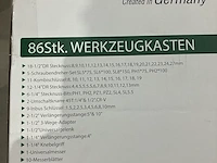 Gereedschap bak 86 delig, jungwille - afbeelding 3 van  4