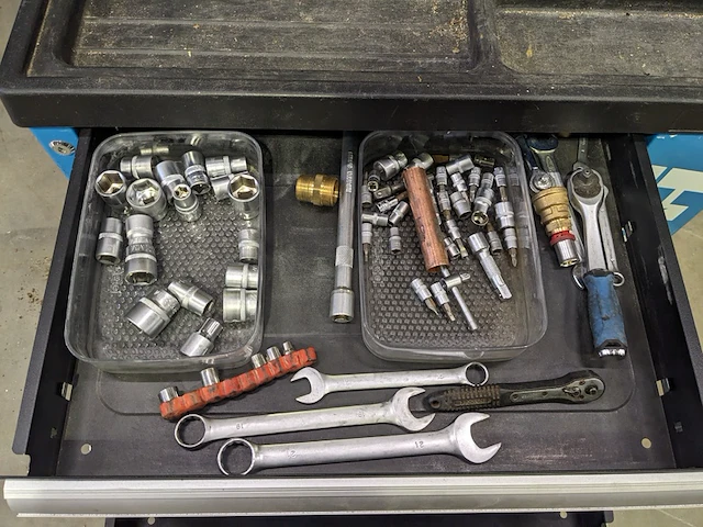 Gereedschap kast met inhoud , huvema - afbeelding 4 van  19