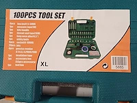 Gereedschap koffer groen 1x - afbeelding 1 van  5