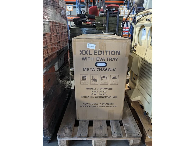Gereedschap wagen xxl, metallo, meta-7hs6g-v - afbeelding 9 van  17