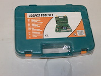 Gereedschapkoffer groen zie foto 1 set - afbeelding 1 van  5