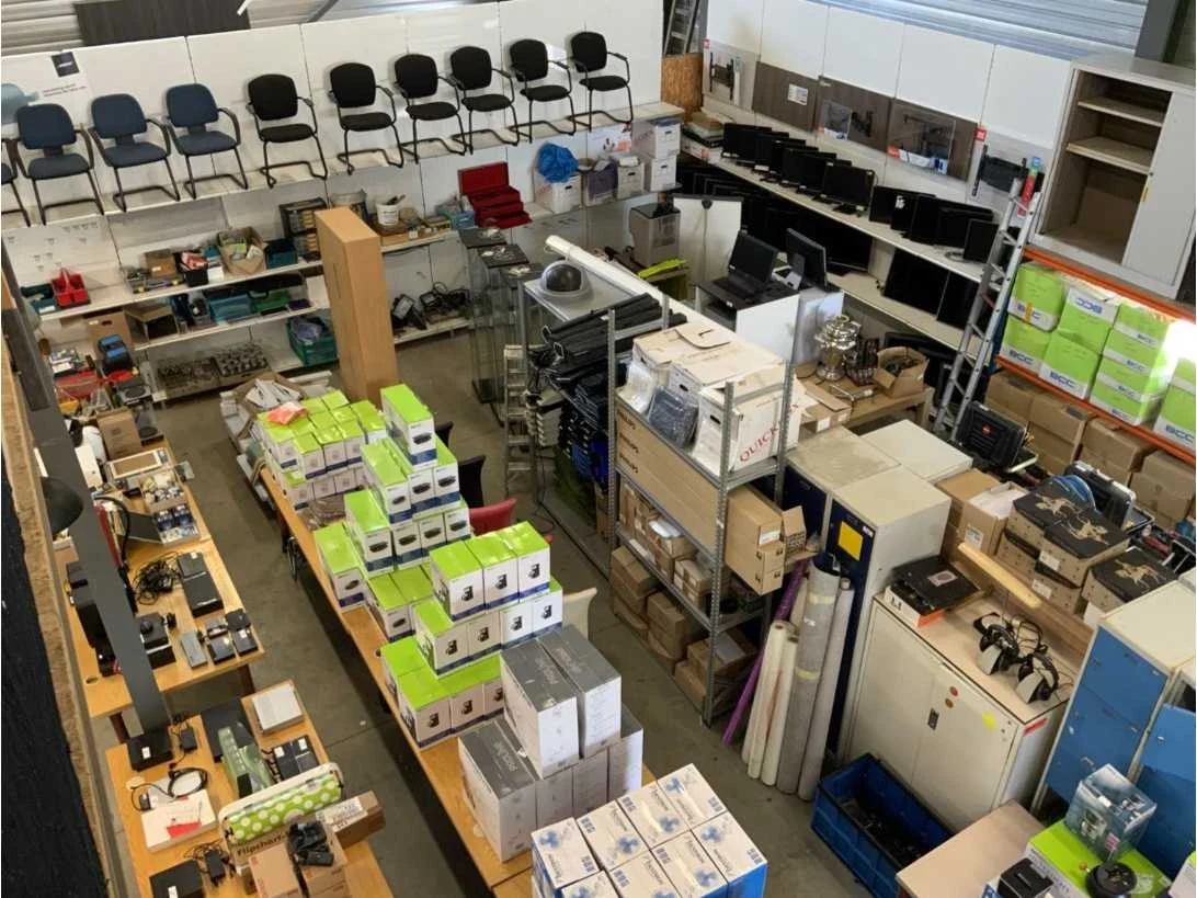 Gereedschappen, stellingen en restpartijen