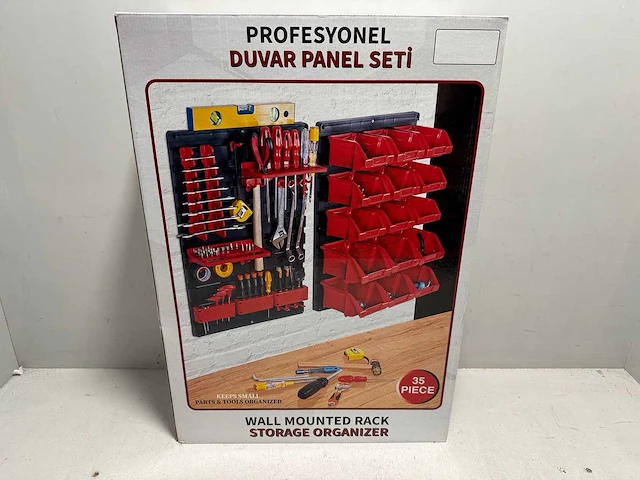 Gereedschapsbord werkplaats 35 delig - afbeelding 1 van  1