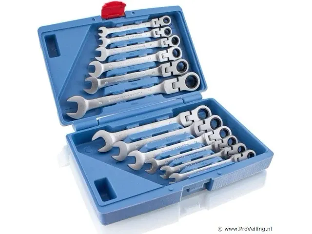 Gereedschapset in koffer 15-delig - afbeelding 1 van  5