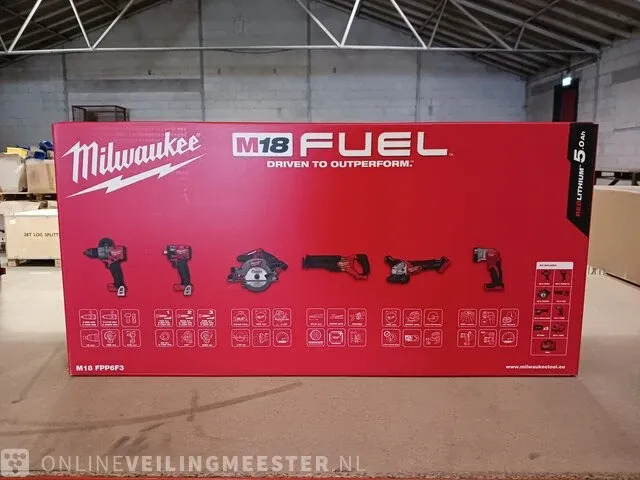 Gereedschapset milwaukee - afbeelding 1 van  11