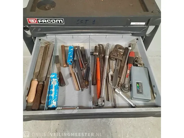 Gereedschapskar met inhoud facom, jetxl - afbeelding 10 van  13