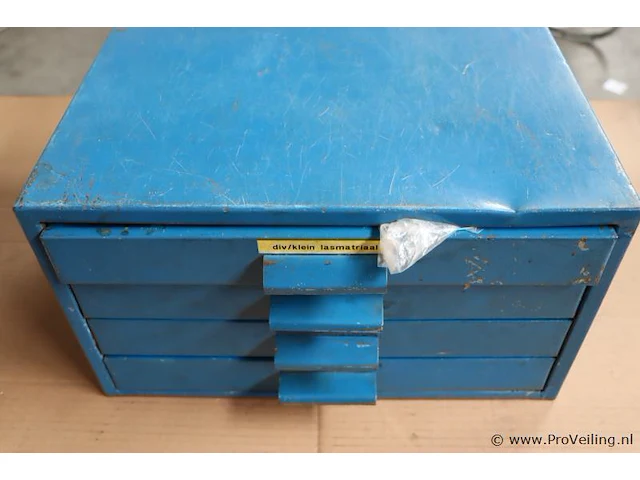 Gereedschapskastje incl. klein lasmateriaal - afbeelding 1 van  5